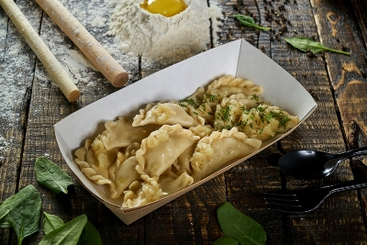 Вареники с капустой и грибами: купить по цене 220.00, вес: 284 Вареники с капустой и грибами