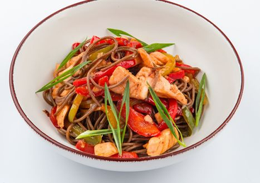 Соба-гречневая лапша с курицей: купить по цене 2990.00, вес: 766 Соба-гречневая лапша с курицей
