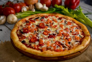 "Мексика" пицца 33 см *: купить по цене 530.00, вес: 643 "Мексика" пицца 33 см *