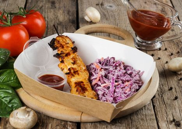 Люля-кебаб с курицей + соус : купить по цене 290.00, вес: 0 Люля-кебаб с курицей + соус