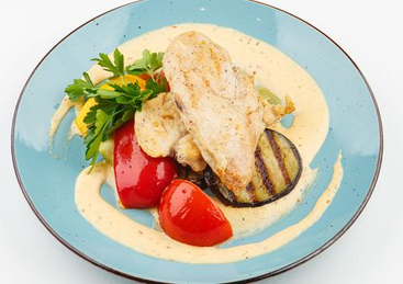 Стейк куриной грудки по-Итальянски: купить по цене 3390.00, вес: 1001 Стейк куриной грудки по-Итальянски