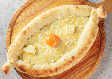 Хачапури по - аджарски: купить по цене 2300.00, вес: 500 Хачапури по - аджарски