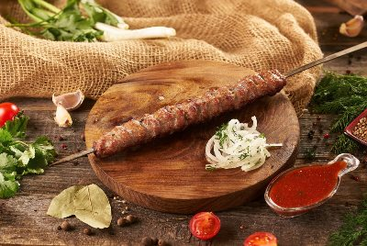 Люля-кебаб из говядины и баранины : купить по цене 320.00, вес: 113 Люля-кебаб из говядины и баранины