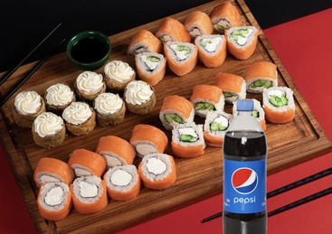 Сет Филадельфия 32 шт: купить по цене 12500.00, вес: 960 Сет Филадельфия 32 шт
