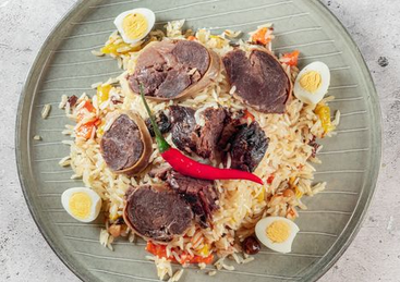 Плов Ханский: купить по цене 2800.00, вес: 400 Плов Ханский