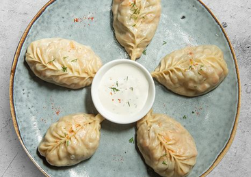 Манты с мясом и тыквой: купить по цене 2100.00, вес: 300 Манты с мясом и тыквой