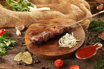 Шашлык из баранины : купить по цене 480.00, вес: 116 Шашлык из баранины